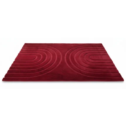 TAPIS RECTANGULAIRE - ROUGE