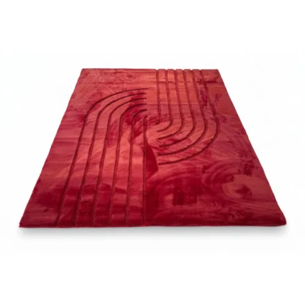 TAPIS RECTANGULAIRE - ROUGE