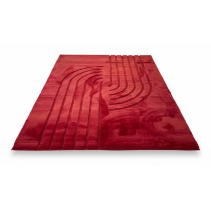 TAPIS RECTANGULAIRE - ROUGE