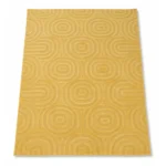 TAPIS RECTANGULAIRE - JAUNE