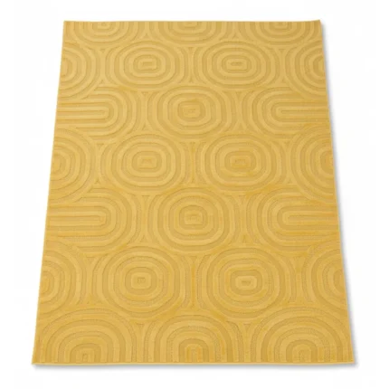 TAPIS RECTANGULAIRE - JAUNE