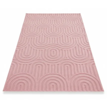 TAPIS RECTANGULAIRE - ROSE