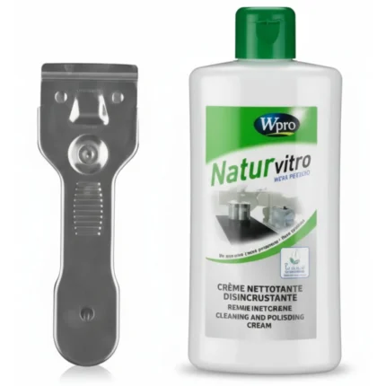 KIT NETTOYANT VITRO NATUR POUR PLAQUES VITROCÉRAMIQUES 250 ML - WPRO