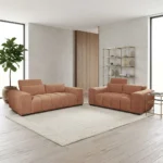 CANAPE 2 PLACES - TERRACOTA
