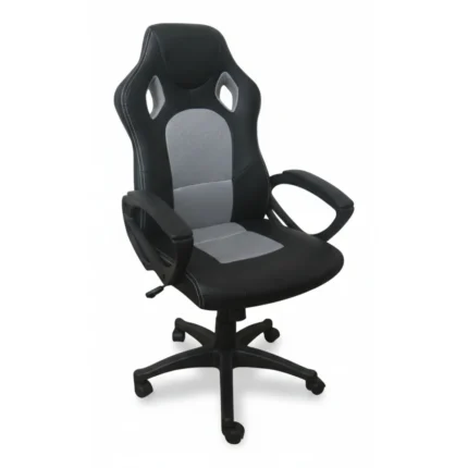 FAUTEUIL DE BUREAU RACING - NOIR ET GRIS