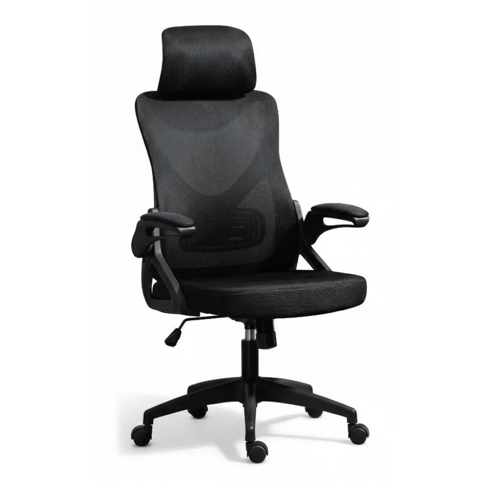 ai-product-image-160134-1768395310 FAUTEUIL DE BUREAU - NOIR – Image 1