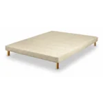 SOMMIER TAPISSIER 140 X 190 X AVEC PIEDS - BEIGE