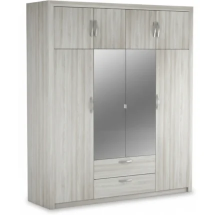 ARMOIRE 8 PORTES + 2 TIROIRS -  CHENE