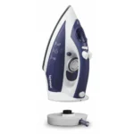 FER À REPASSER 2-EN-1 AVEC & SANS FIL 2400 W SEMELLE CÉRAMIQUE - VIOLET & BLANC - TECHWOOD
