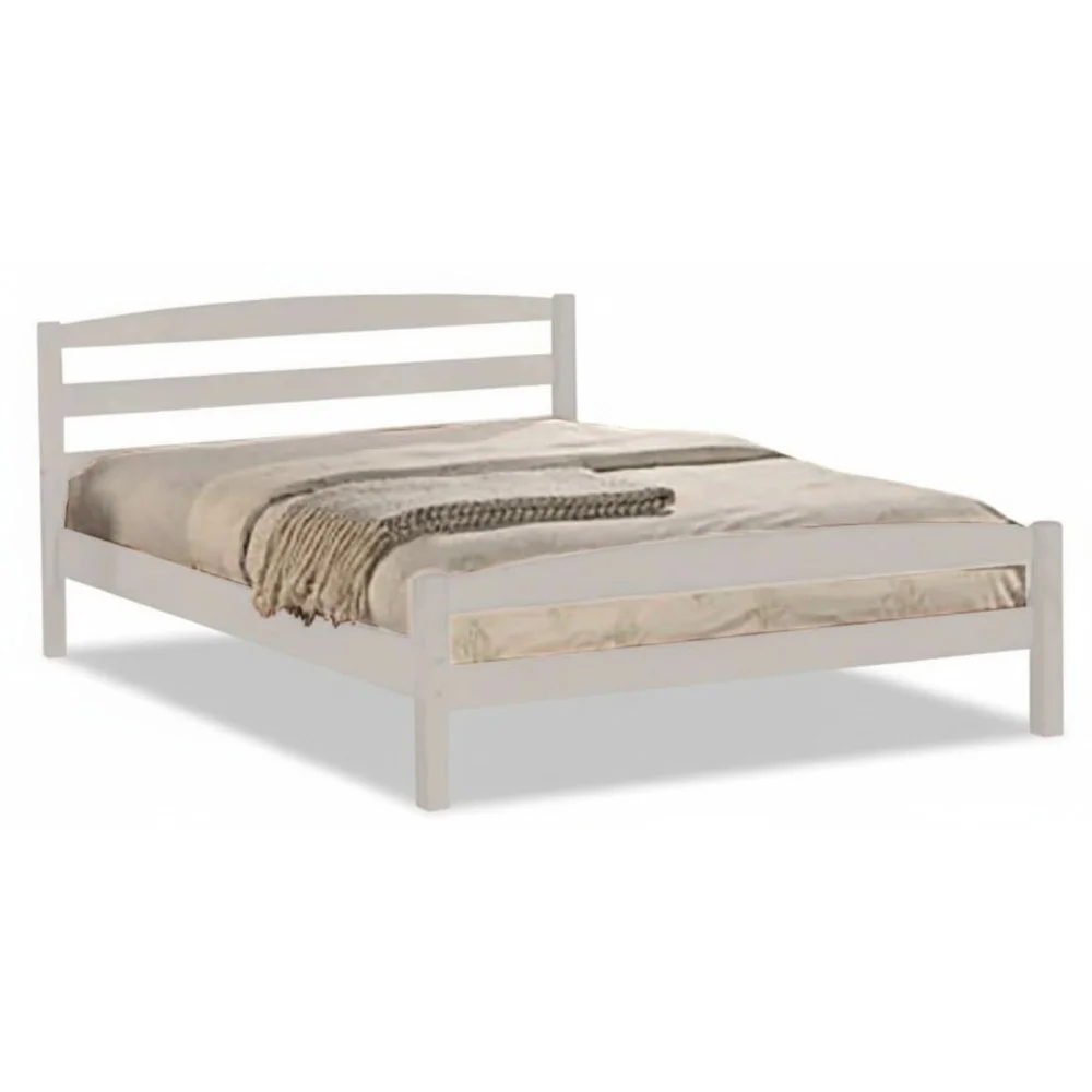 ai-product-image-163264-1769249525 LIT 140 X 190 CM AVEC SOMMIER - BLANC – Image 1