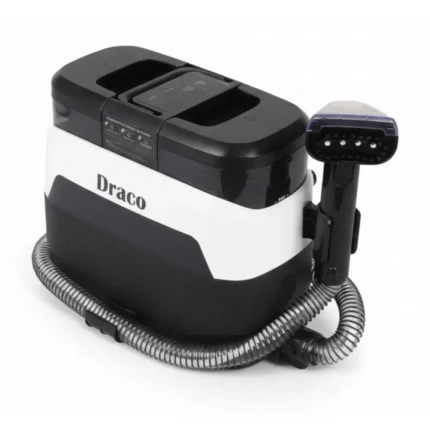 INJECTEUR EXTRACTEUR VAPEUR NETTOYAGE EN PROFONDEUR - BLANC & NOIR - DRACO