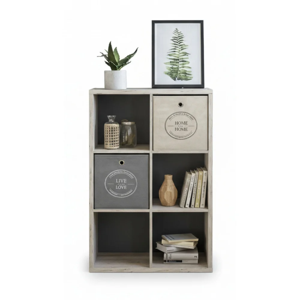 ai-product-image-167377-1771511457 ÉTAGÈRES 6 CASES - CHÊNE – Image 1