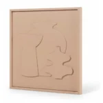 CADRE 40 X 40 CM - TERRACOTTA