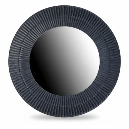 MIROIR ROND - NOIR