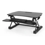 BUREAU ASSIS / DEBOUT - NOIR