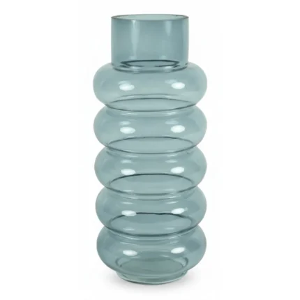VASE NIKKY 35 CM - BLEU
