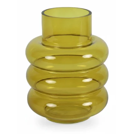 VASE NIKKY 22 CM - JAUNE