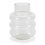 VASE NIKKY 22 CM - CLAIR