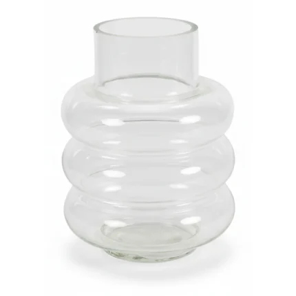 VASE NIKKY 22 CM - CLAIR