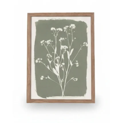 TOILE FLEUR - BOIS
