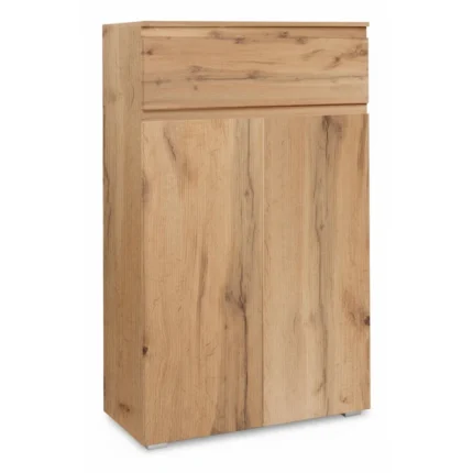 COMMODE 2 PORTES & 1 TIROIR  - CHENE