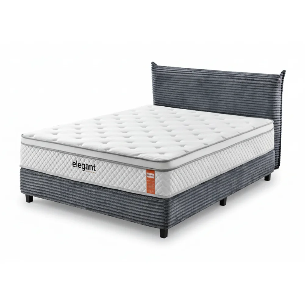 AI Generated Product Image LIT 160 X 200 CM + MATELAS – COMPRESSÉ ( PACK COMPLET COMPRESSÉ ) – Image 1