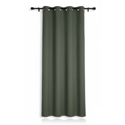 RIDEAU 130 X 240 CM - 100% COTON - KAKI