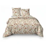 PARURE 220 X 240 CM - AVEC PRESSIONS - JEZZY BLUSH