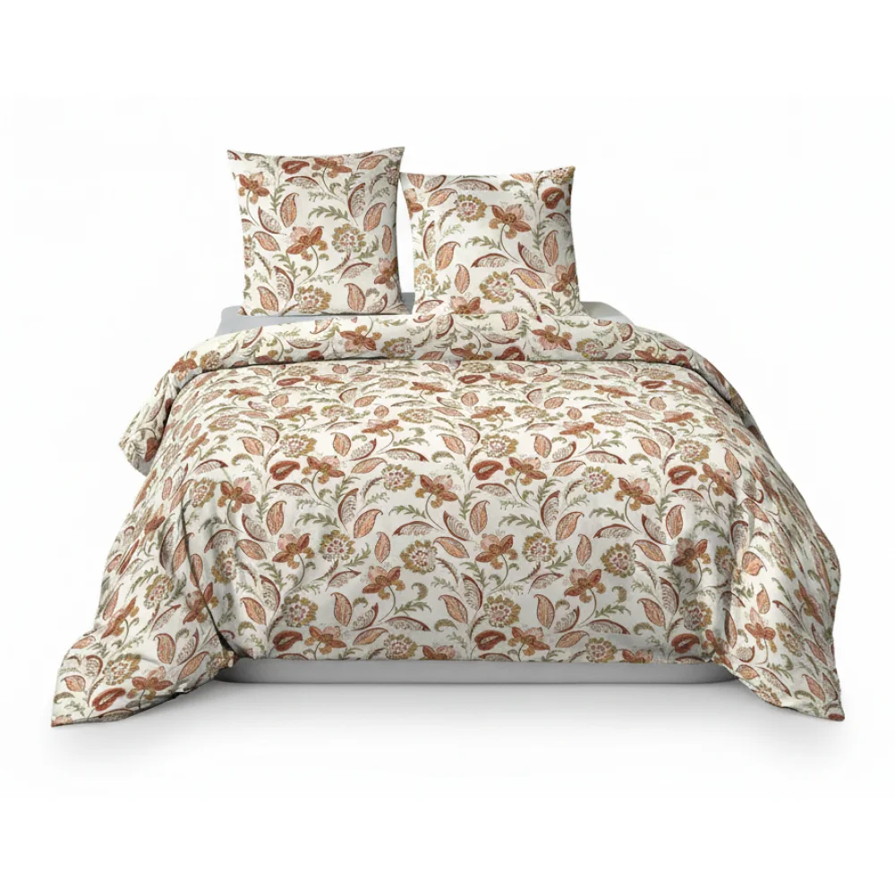 AI Generated Product Image PARURE 220 X 240 CM - AVEC PRESSIONS - JEZZY BLUSH – Image 1
