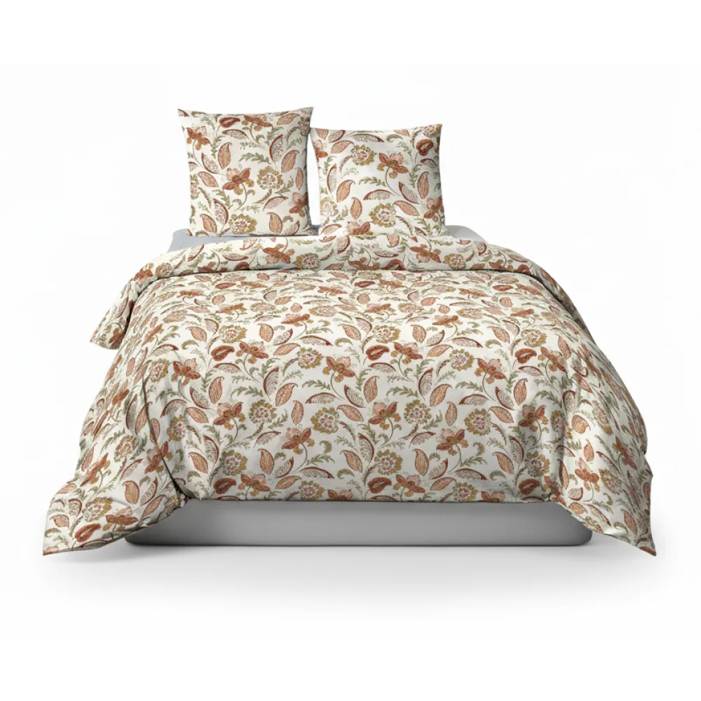 AI Generated Product Image PARURE 240 X 260 CM - AVEC PRESSIONS - JEZZY BLUSH – Image 1
