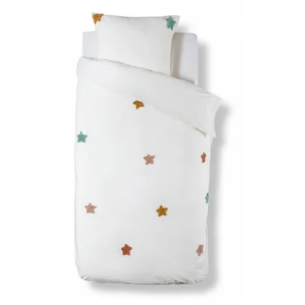 PARURE 140 X 200 CM - COTON LAV TUFTE - + ETOILE