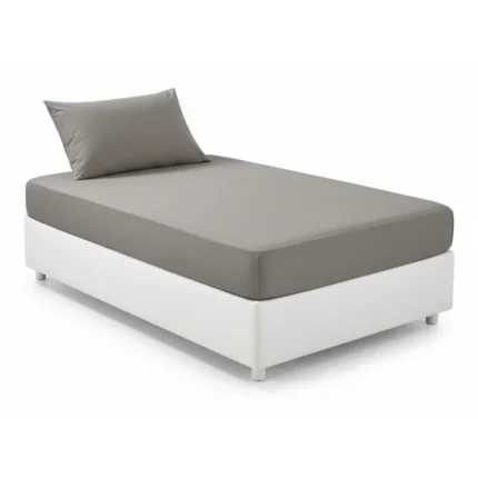 DRAP HOUSSE 160 X 200 CM - 100% COTON - DUNE