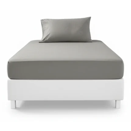 DRAP HOUSSE 90 X 190 CM - 100% COTON - DUNE