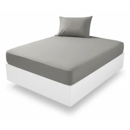 DRAP HOUSSE 140 X 190 CM - 100% COTON - DUNE