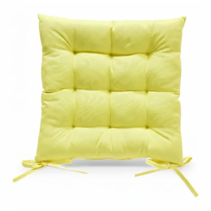 GALETTE MATELASSÉ - 100% POLYESER - OUTDOOR LIME
