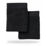 GANTS 16 X 21 CM - 100% COTON EN LOT DE 2 - NOIR