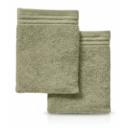 GANTS 16 X 21 CM - 100% COTON EN LOT DE 2 - VERT