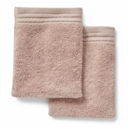 GANTS 16 X 21 CM - 100% COTON EN LOT DE 2 - ROSE