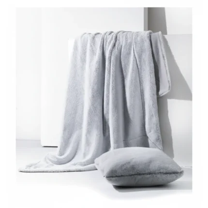 PACK COUSSIN+PLAID - 100% POLYESTER - CHALET CHIC