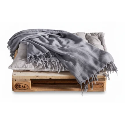 PLAID QUAI 150 X 200 - 100% COTON - ASSORTIS
