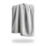PLAID MICROPLUSH 150 X 200 - 100% POLYESTER - CLAIR