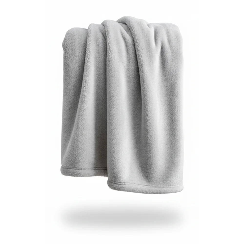 AI Generated Product Image PLAID MICROPLUSH 150 X 200 - 100% POLYESTER - CLAIR – Image 1