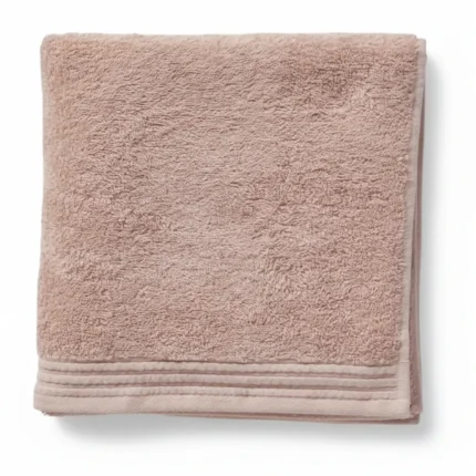 SERVIETTE 50 X 90 CM - 100% COTON - ROSE