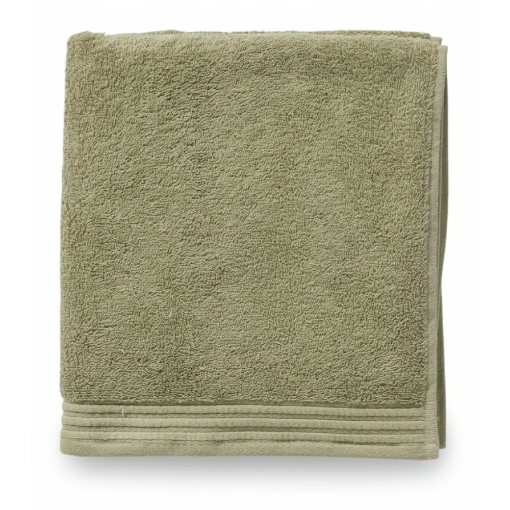 AI Generated Product Image DRAP DE BAIN 70 X 130 CM - 100% COTON - VERT – Image 1