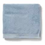 DRAP DE BAIN 70 X 130 CM - 100% COTON - BLEU