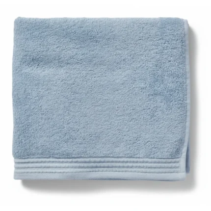 DRAP DE BAIN 70 X 130 CM - 100% COTON - BLEU