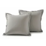 TAIES D'OREILLER 63 X 63 - 100% COTON EN LOT DE 2 - DUNE