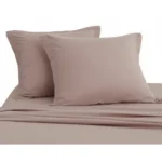 TAIES D'OREILLER 63 X 63 - 100% COTON EN LOT DE 2 - ROSE