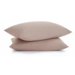 TAIES D'OREILLER 50 X 70 - 100% COTON EN LOT DE 2 - ROSE
