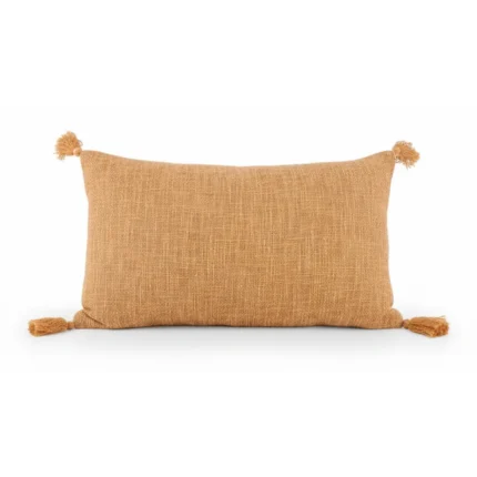 COUSSIN SHIRIN POMPONS - COTON UNI FITION 4 POMPONS - FLAMME FANTAISIE